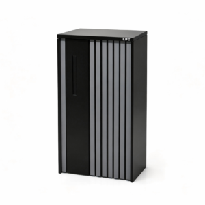 Grey & Black Free-Standing Letterbox-Parcels