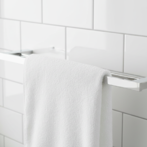 Square double towel rail Chrome-81910-CHR
