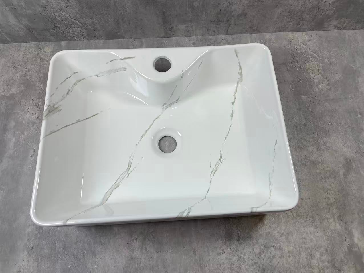 Basin White with grey Wines 831-GWM-21 - Image 5