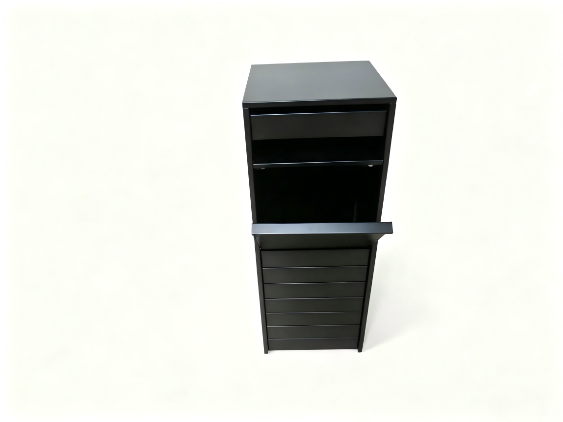 Black Stacked Design Free-Standing Letterbox-Parcels - Image 8