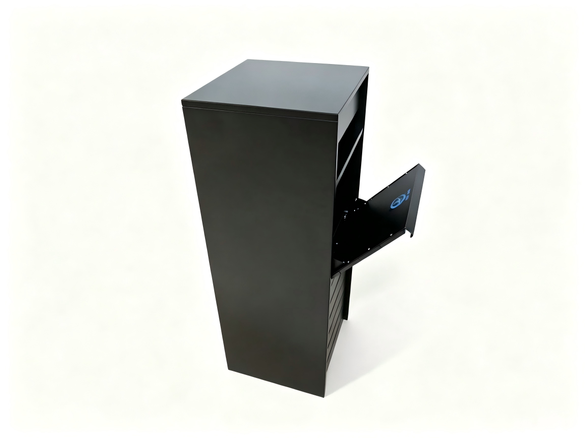 Black Stacked Design Free-Standing Letterbox-Parcels - Image 5