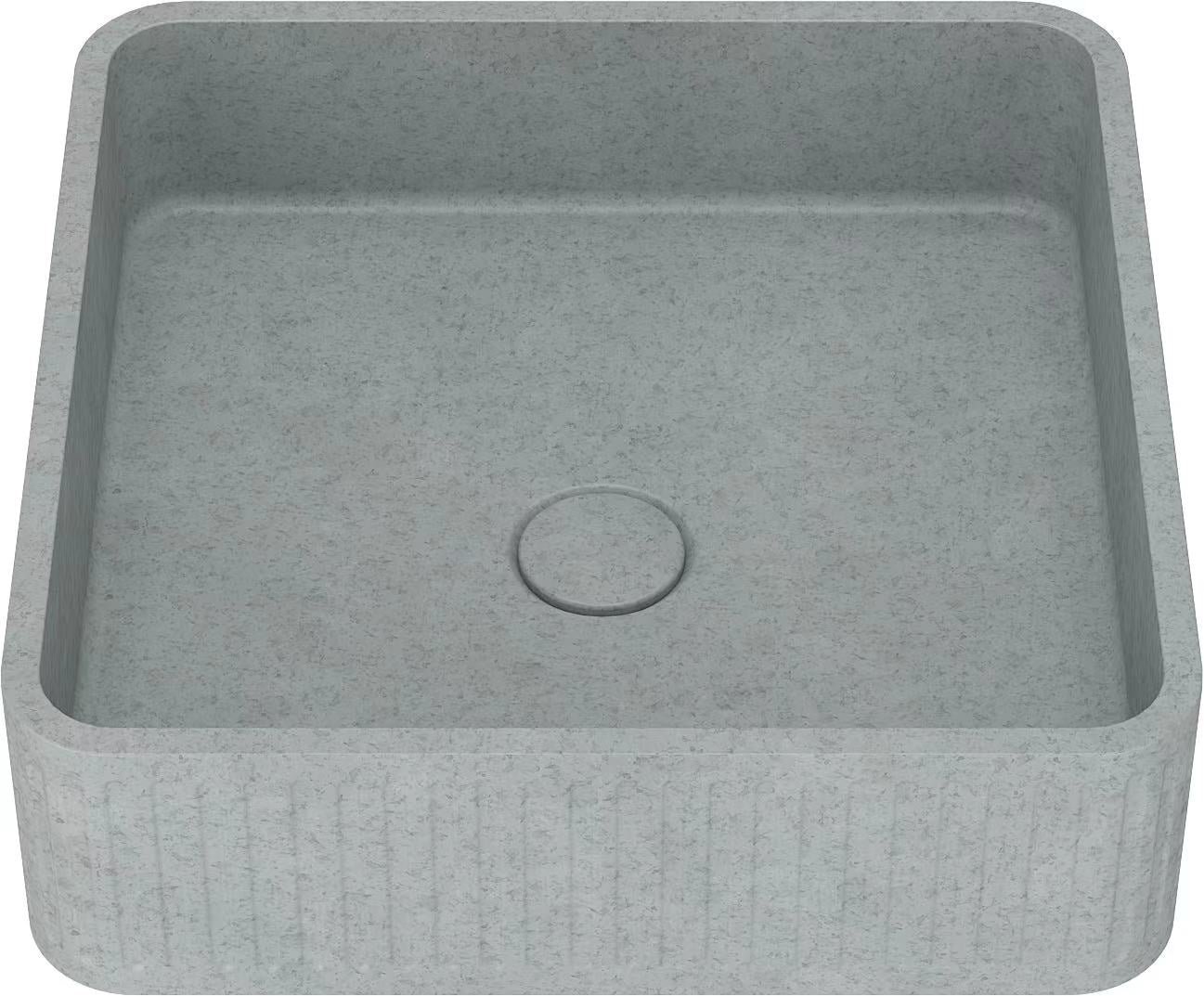 Basin Concrete light Green Textured Square UF-1059-BE - Image 3