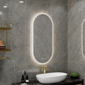 Pill Shape LED Mirror 500_1000mm